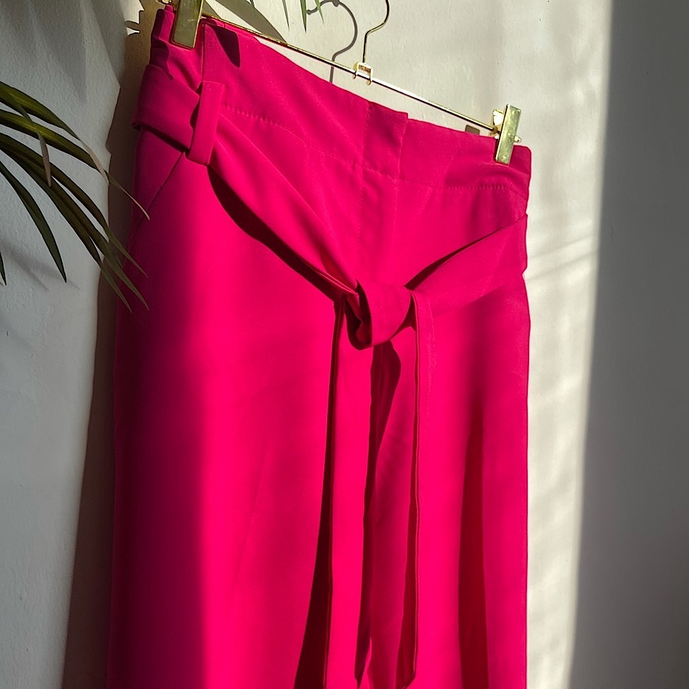 High Waist Paperbag Dress Pant